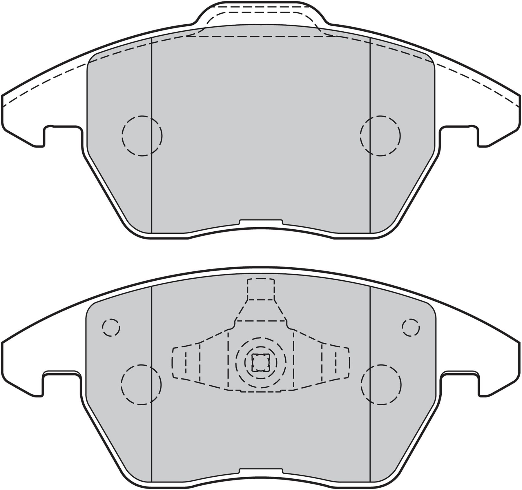 Valeo Front Brake Pad Set for Peugeot & Citroen, OEM quality, OEM 4252-60, MPN 301715