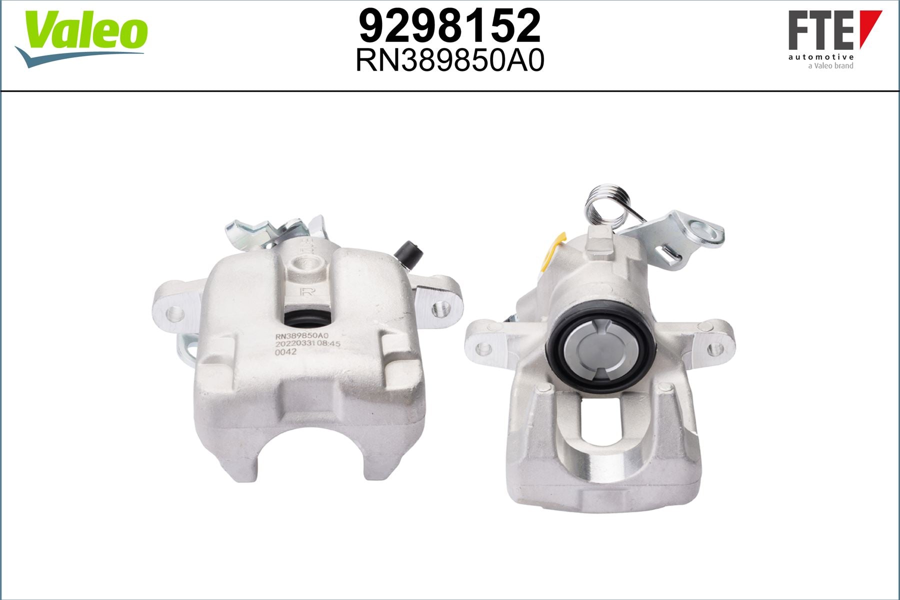 Valeo Right Brake Caliper Right for Peugeot, DS & more, OEM quality, OEM 4400N5, MPN 9298152