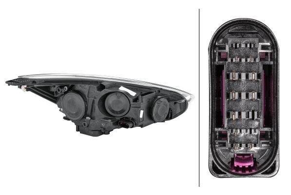 Hella Left Headlight – Ford | OEM 1 866 245, MPN 1EE 354 827-151 - View 2