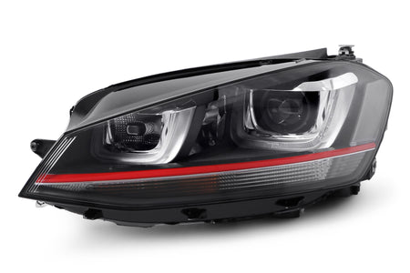 Volkswagen Golf MK7 Left Headlight, Valeo OEM, OEM 5G2941753A, MPN 46808