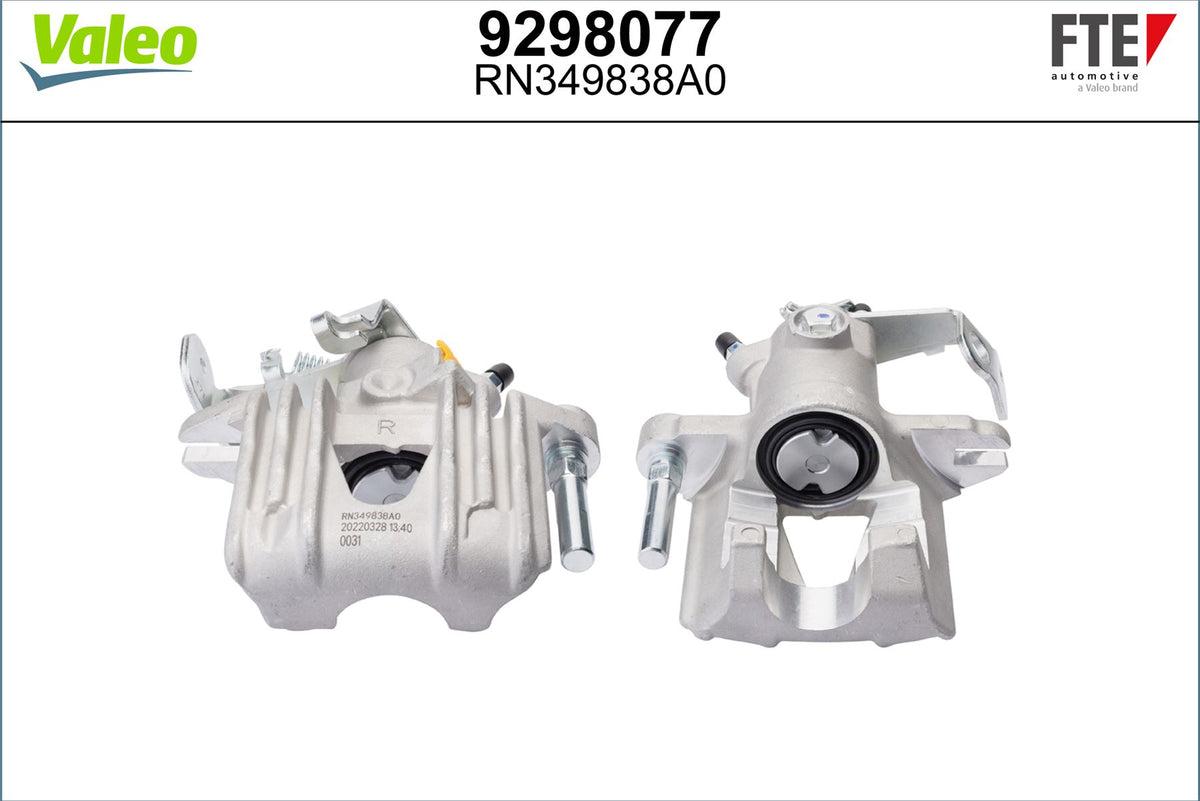 Valeo Right Brake Caliper Right for Vauxhall, OEM quality, OEM 542297, MPN 9298077