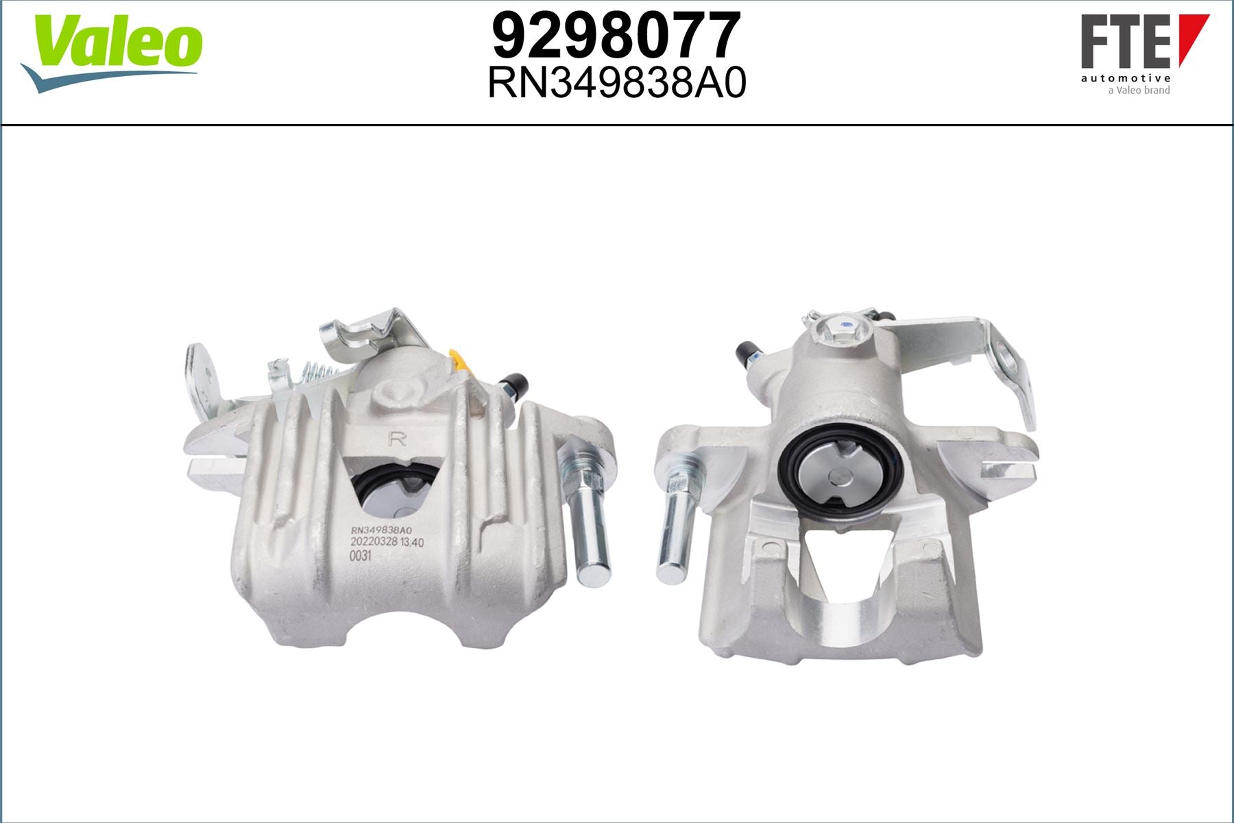 Valeo Right Brake Caliper Right for Vauxhall, OEM quality, OEM 542297, MPN 9298077