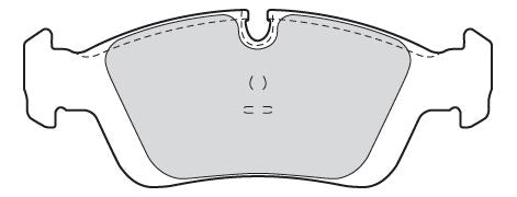 Valeo Front Brake Pad Set for BMW, OEM quality, OEM 34 11 1 160 356, MPN 301018