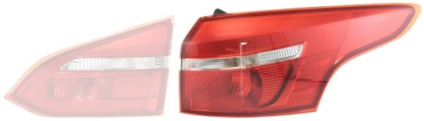 Hella Right Rear Light for Ford, OEM quality, OEM 1 868 288 - View 2