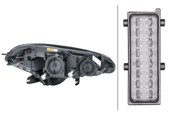 Vauxhall Corsa E Left Headlight | Hella OEM 13381347