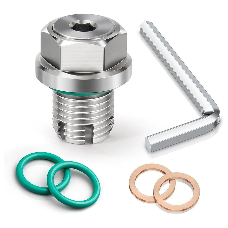 Oversize Piggyback Oil Drain Plug - OEM 14FT-LBF | Eurowagens
