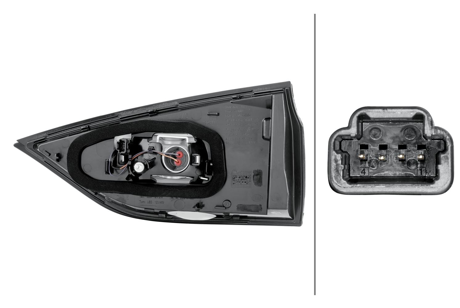 Renault Espace V Left Rear Light, Hella OEM, OEM 265550227R - View 2