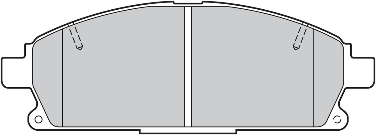 Valeo Front Brake Pad Set for Nissan, OEM quality, OEM 41060-1W385, MPN 301452