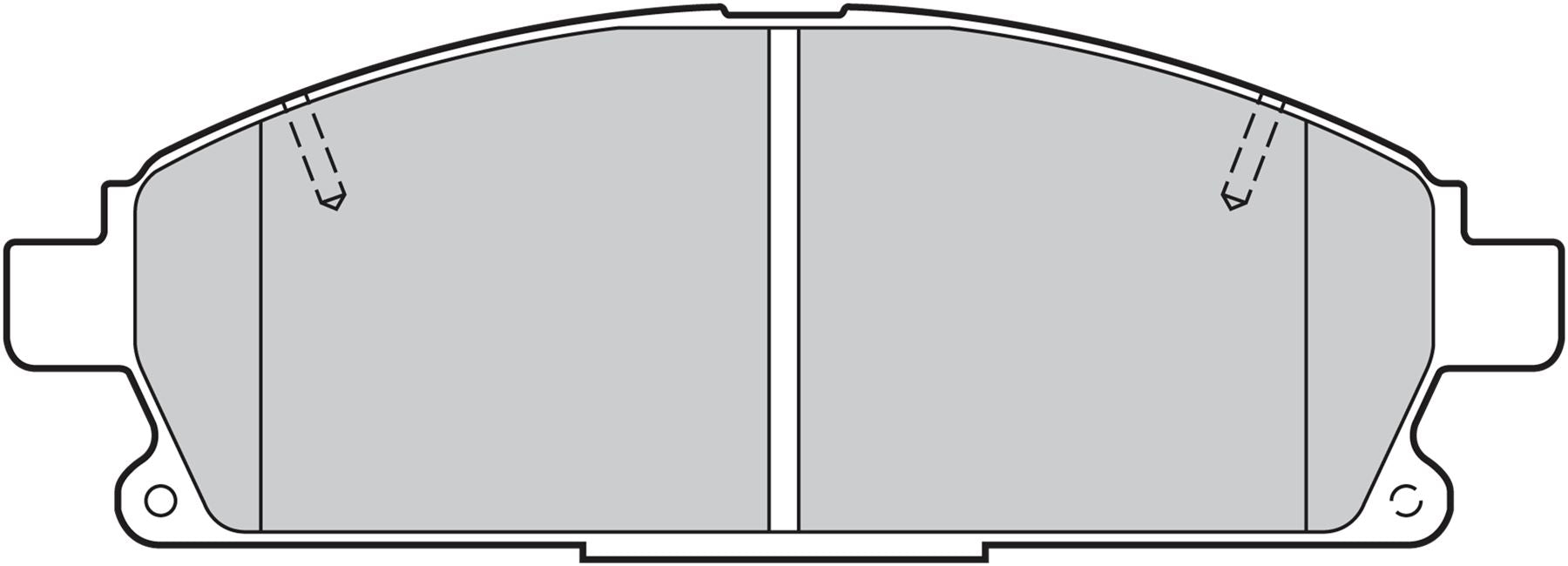Valeo Front Brake Pad Set for Nissan, OEM quality, OEM 41060-1W385, MPN 301452