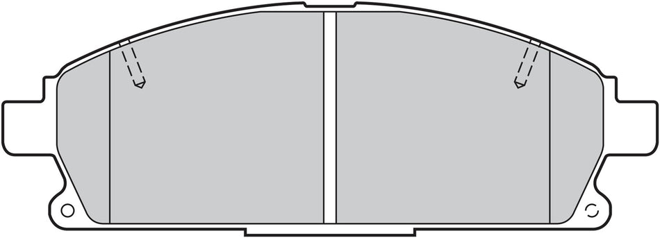 Valeo Front Brake Pad Set for Nissan, OEM quality, OEM 41060-1W385, MPN 301452