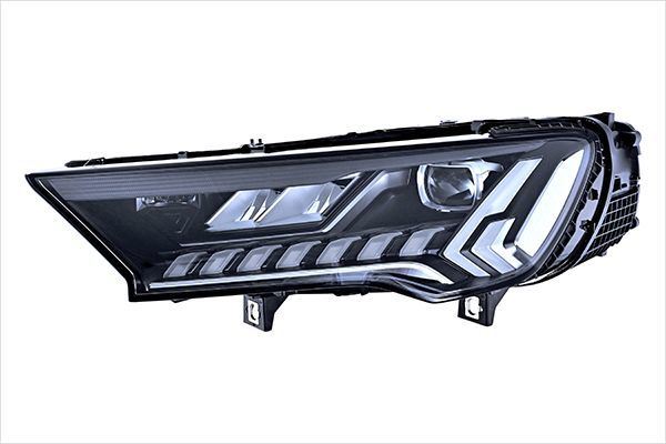 Audi Q7 Left Headlight, Hella OEM, OEM 4M0941039A, MPN 1LX 354 881-091