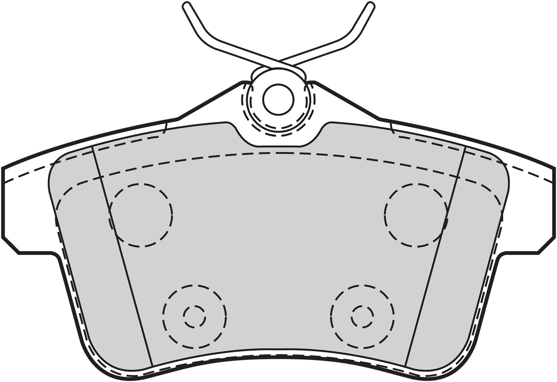 Valeo Rear Brake Pad Set for Citroen, Peugeot & more, OEM quality, OEM 4254-35, MPN 302126