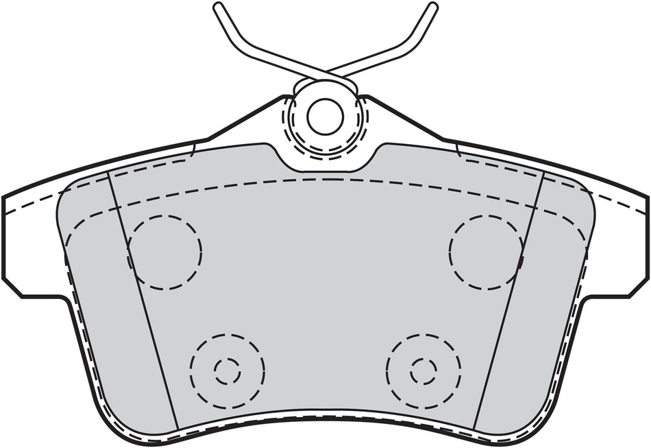 Valeo Rear Brake Pad Set for Citroen, Peugeot & more, OEM quality, OEM 4254-35, MPN 302126