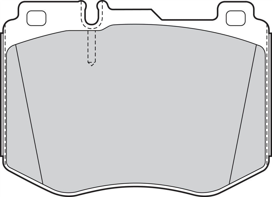 Valeo Front Brake Pad Set for Mercedes-Benz, OEM quality, OEM 0004207402, MPN 302292