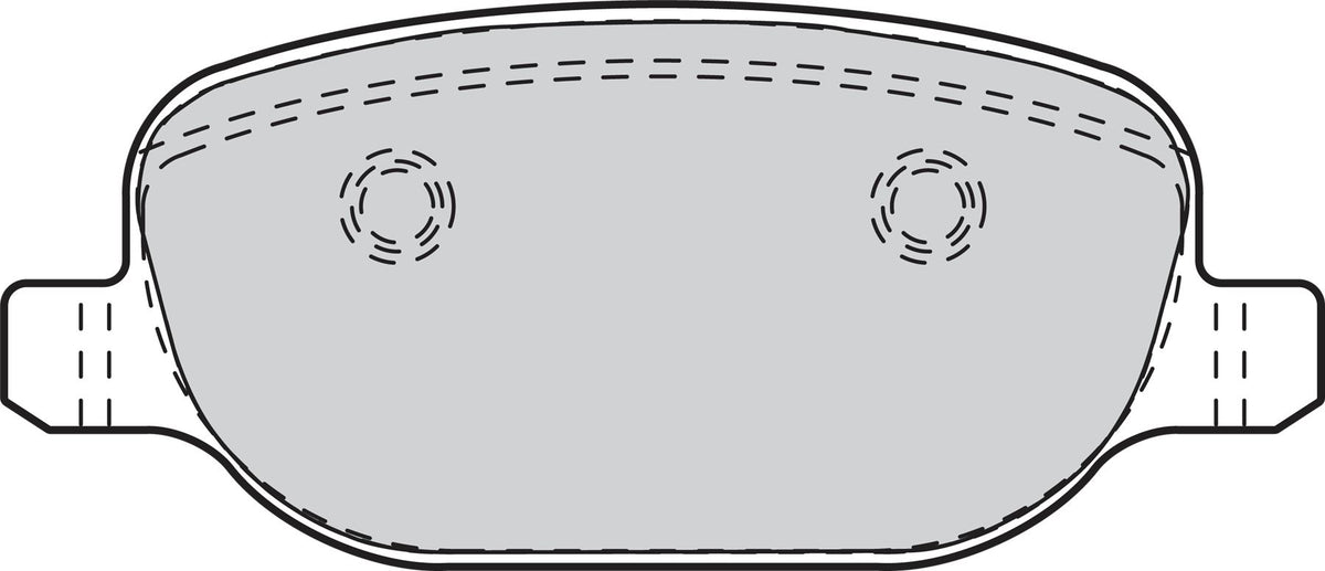 Valeo Rear Brake Pad Set for Alfa Romeo & Lancia, OEM quality, OEM 9949203, MPN 302112