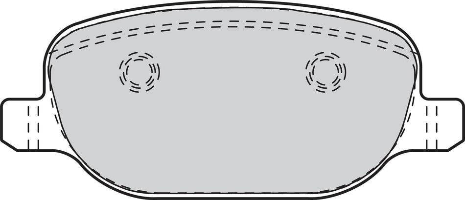 Valeo Rear Brake Pad Set for Alfa Romeo & Lancia, OEM quality, OEM 9949203, MPN 302112