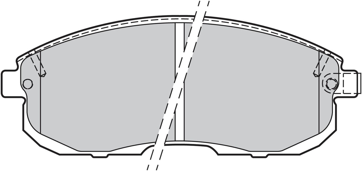 Valeo Front Brake Pad Set for Nissan & Infiniti, OEM quality, OEM 41060-4L090, MPN 301011