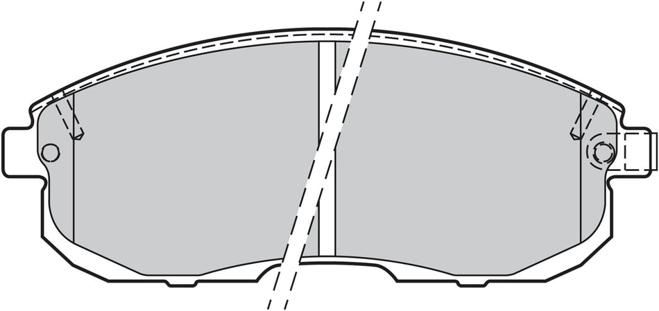 Valeo Front Brake Pad Set for Nissan & Infiniti, OEM quality, OEM 41060-4L090, MPN 301011
