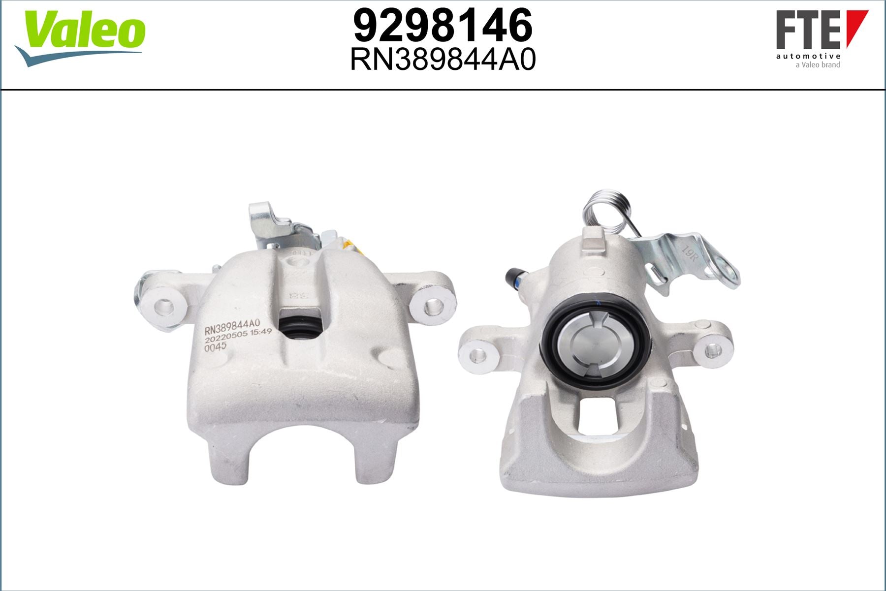 Valeo Right Brake Caliper Right for Vauxhall, OEM quality, OEM 542044, MPN 9298146