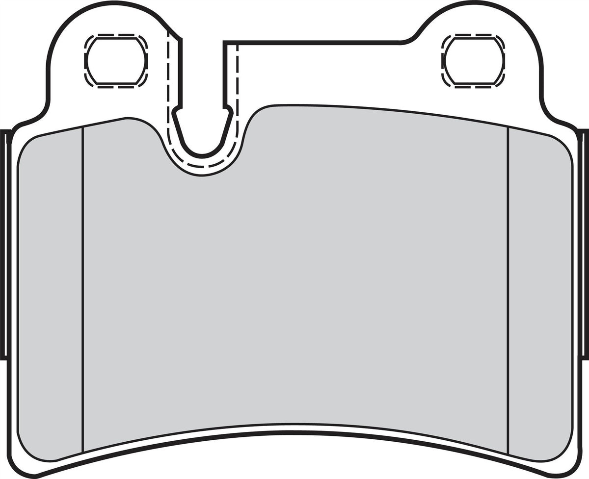 Volkswagen Touareg Rear Brake Pad Set, Valeo OEM, OEM 7L6698451B, MPN 302284