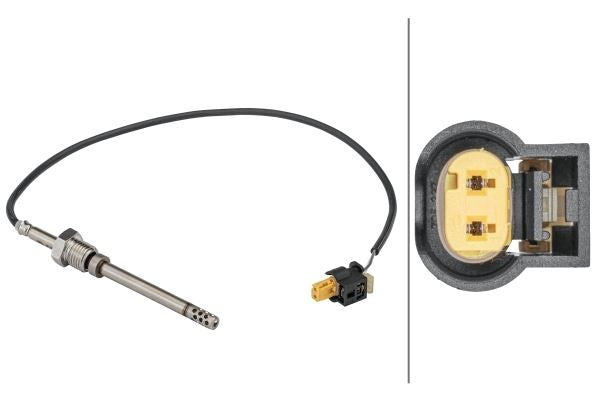Hella Exhaust Gas Temperature Sensor for Mercedes-Benz, OEM quality, OEM 0071536328, MPN 6PT 358 181-611