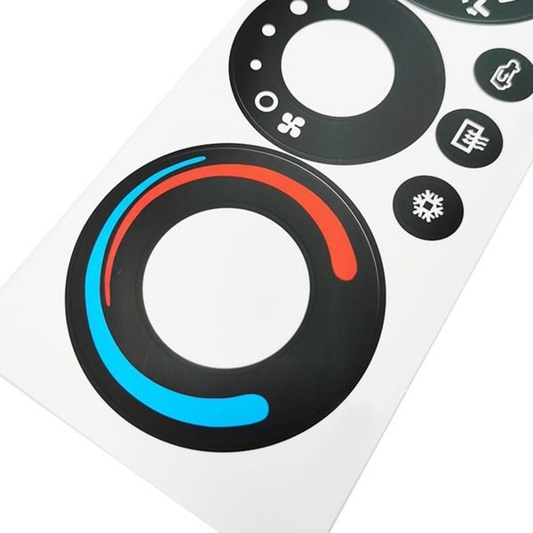 Air Conditioning Control Panel Repair Decal - for Pontiac | Eurowagens - View 5