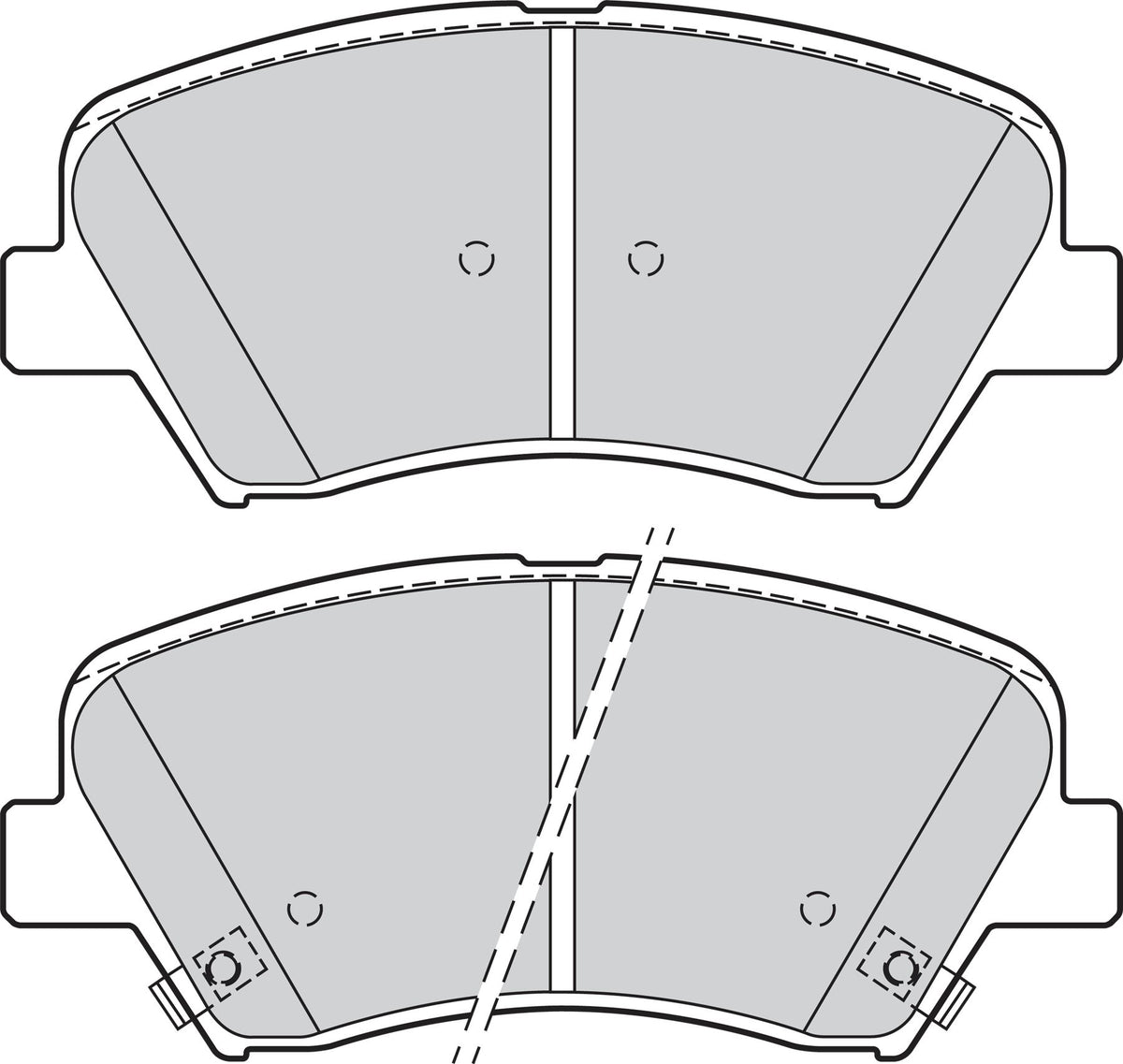 Valeo Front Brake Pad Set for Kia & Hyundai, OEM quality, OEM 58101-2VA50, MPN 302139