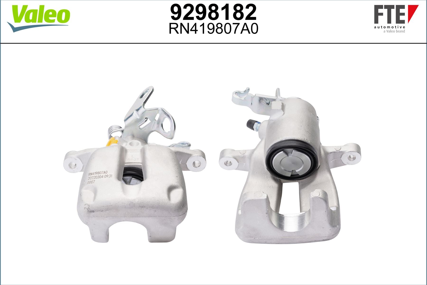 Valeo Left Brake Caliper Left for Audi, Volkswagen & more, OEM quality, OEM 1K0615423, MPN 9298182