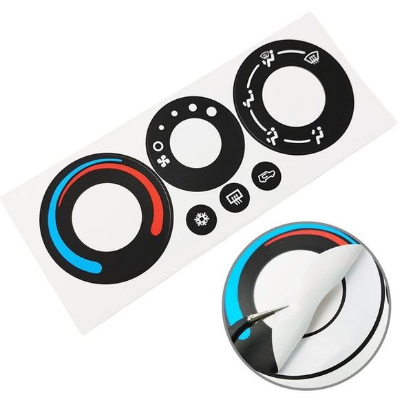 Air Conditioning Control Panel Repair Decal - for Pontiac | Eurowagens - View 3