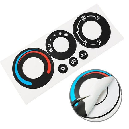 Air Conditioning Control Panel Repair Decal - for Pontiac | Eurowagens - View 3