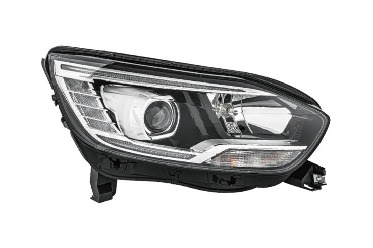 Renault Scenic, Grand Scenic Right Headlight, Hella OEM, OEM 260101271R, MPN 1LL 012 293-441