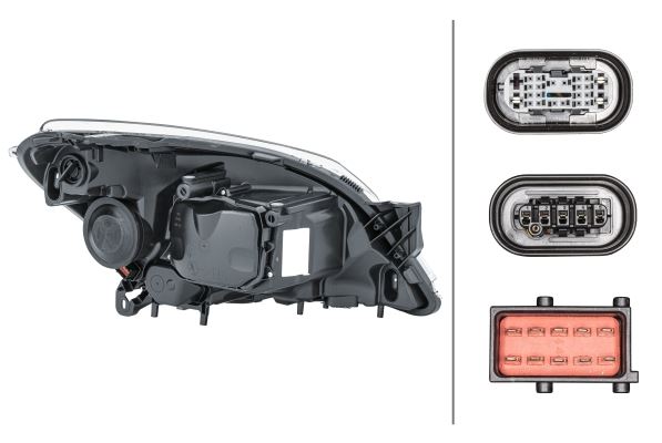 Hella Bi-Xenon Left Headlight – Vauxhall | OEM 01 216 665 - View 2