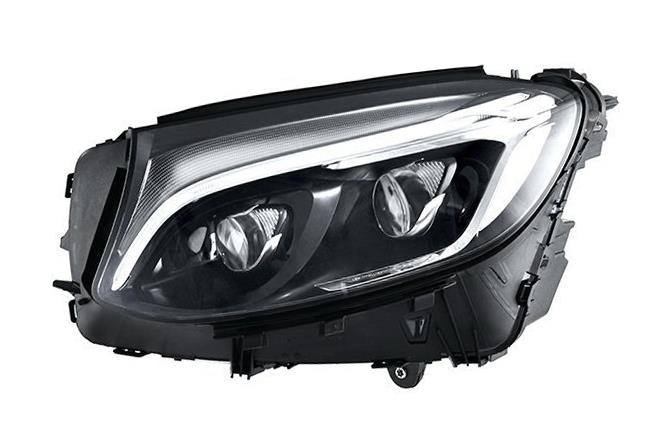 Mercedes-Benz GLC Left Headlight, Hella OEM, OEM A2539061701, MPN 1LX 354 877-111