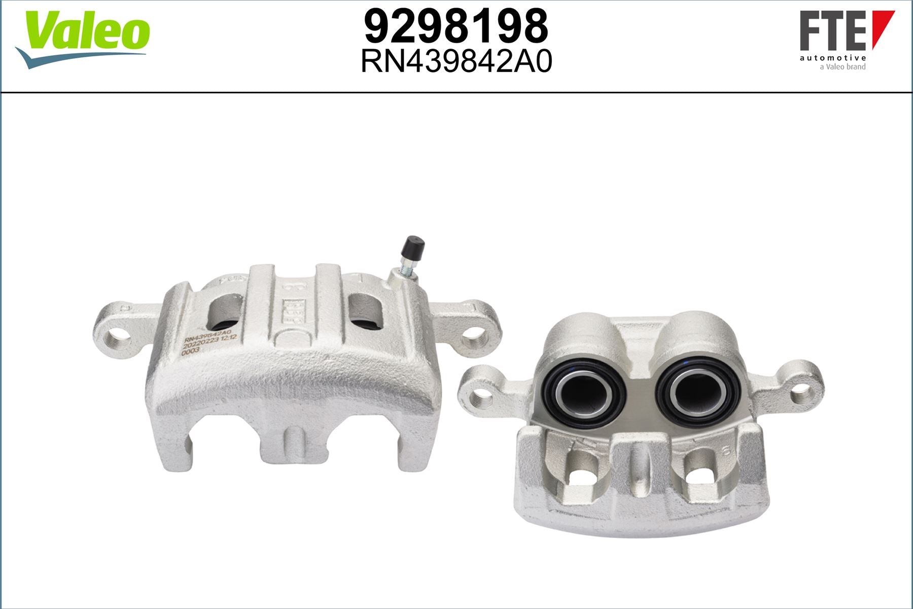 Valeo Left Brake Caliper Left for Mitsubishi, Citroen & more, OEM quality, OEM 4400T9, MPN 9298198