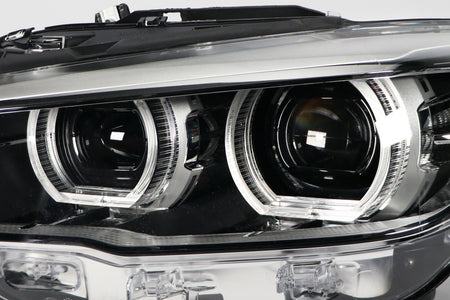 BMW 1 Series Left Headlight, Hella OEM, OEM 63117414147 - View 4