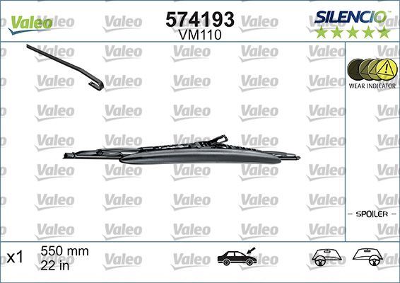 Valeo Front Wiper Blade for Peugeot, Audi & more, OEM quality, OEM 4B0955427, MPN 574193