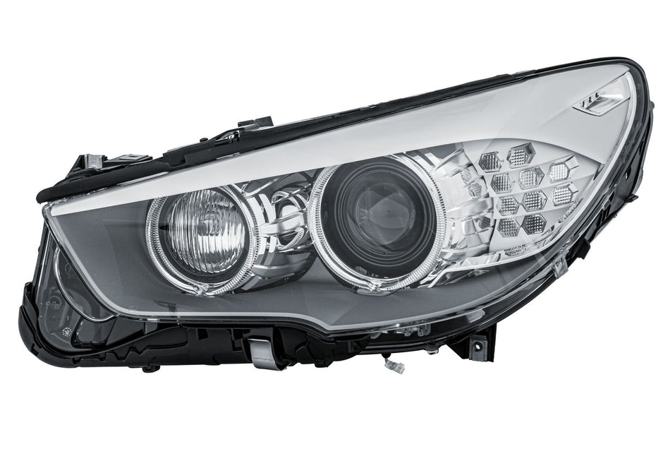 BMW 5 Series Gran Turismo Left Headlight | Hella OEM 63 12 7 262 723 - View 2