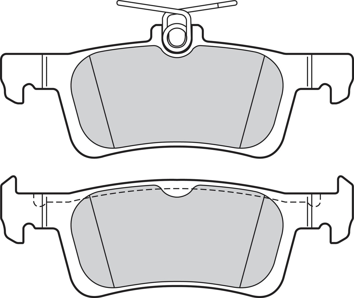 Valeo Rear Brake Pad Set for Peugeot & Citroen, OEM quality, OEM 1610814180, MPN 302161