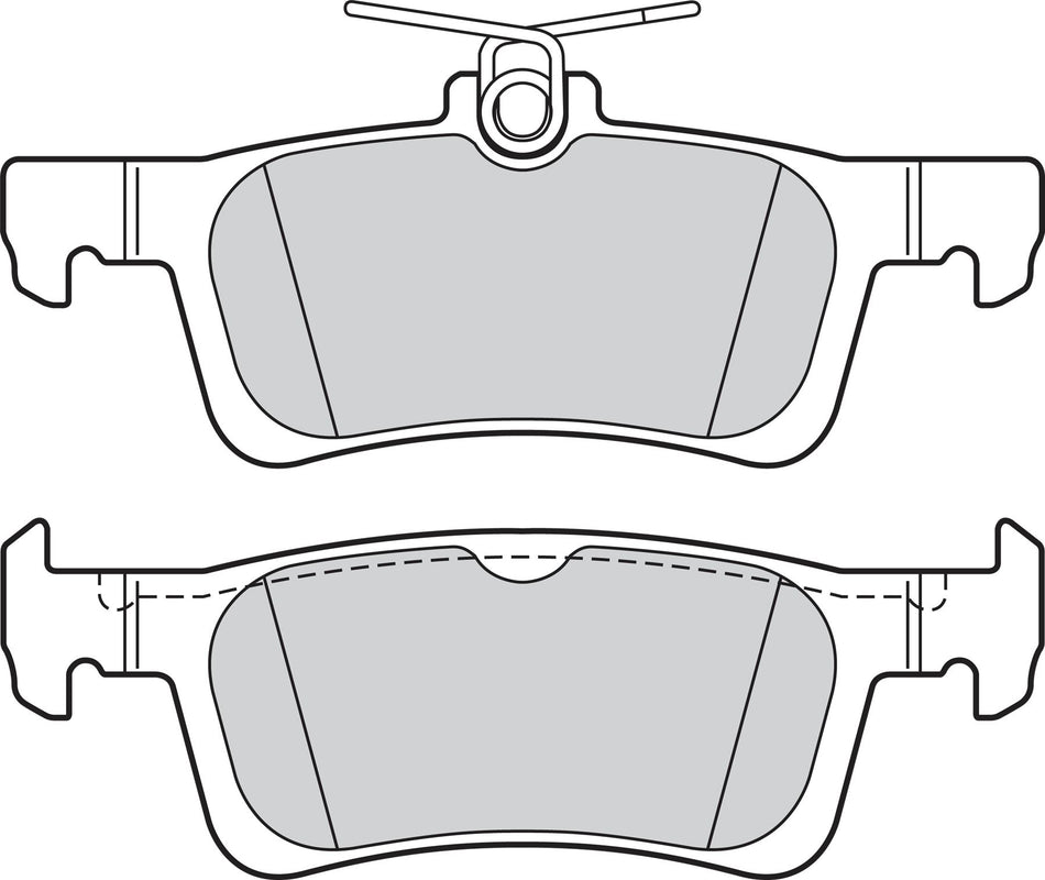Valeo Rear Brake Pad Set for Peugeot & Citroen, OEM quality, OEM 1610814180, MPN 302161
