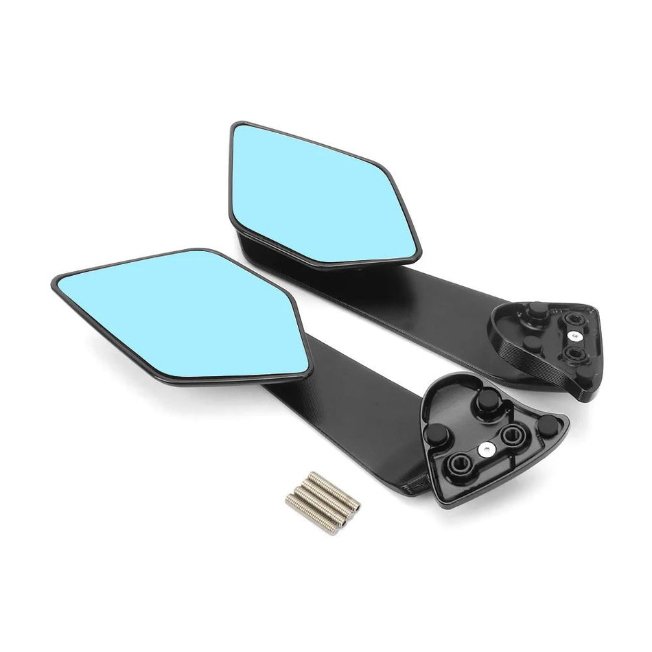 Adjustable Rearview Mirror Blue Lens - for Yamaha | Eurowagens