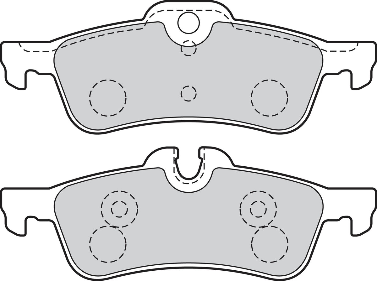 Valeo Rear Brake Pad Set for Mini, OEM quality, OEM 34 21 1 503 077, MPN 302040