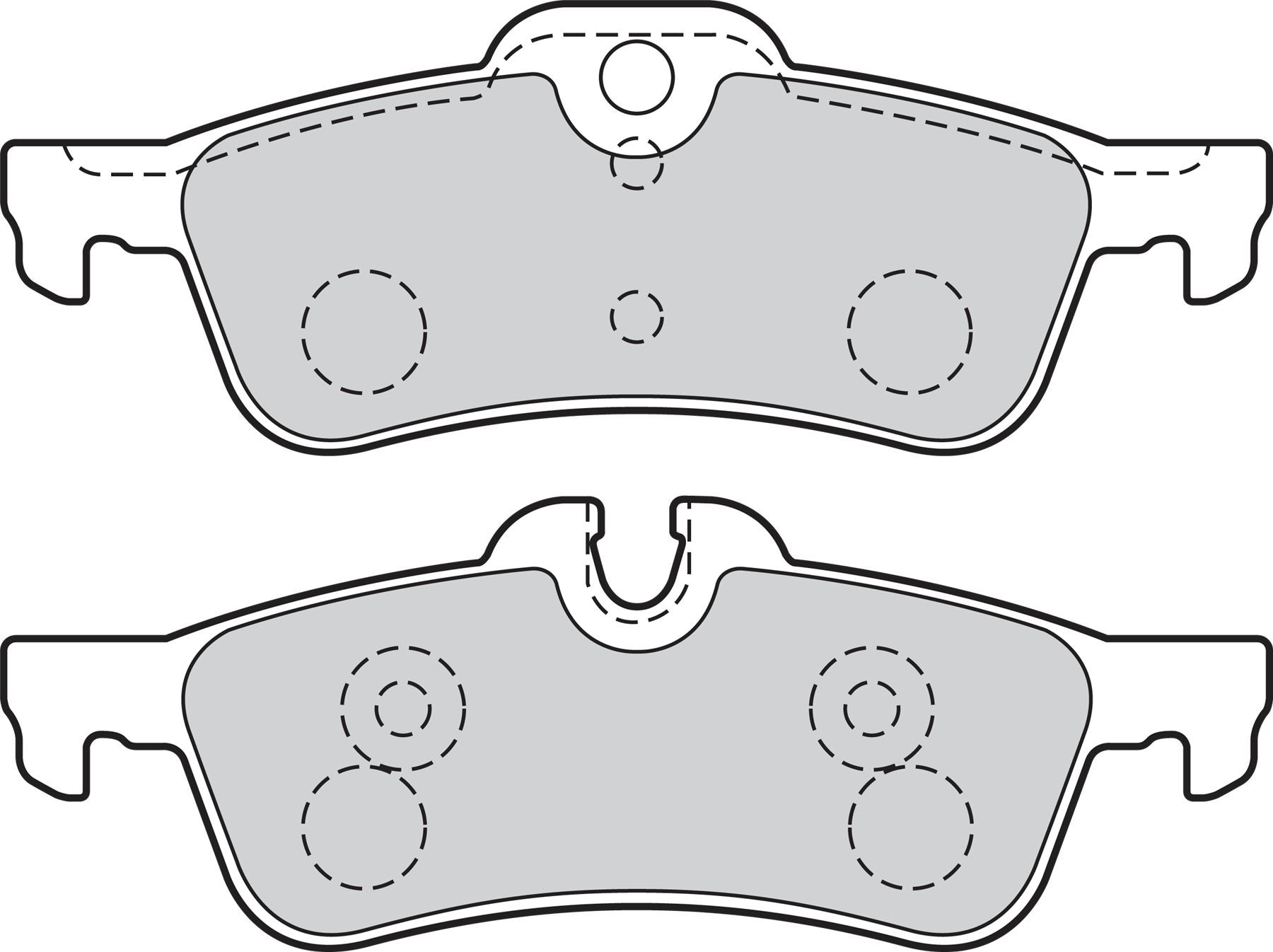 Valeo Rear Brake Pad Set for Mini, OEM quality, OEM 34 21 1 503 077, MPN 302040