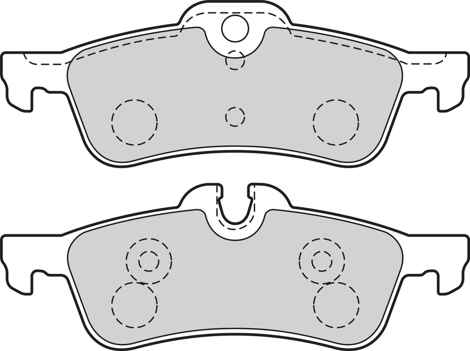 Valeo Rear Brake Pad Set for Mini, OEM quality, OEM 34 21 1 503 077, MPN 302040