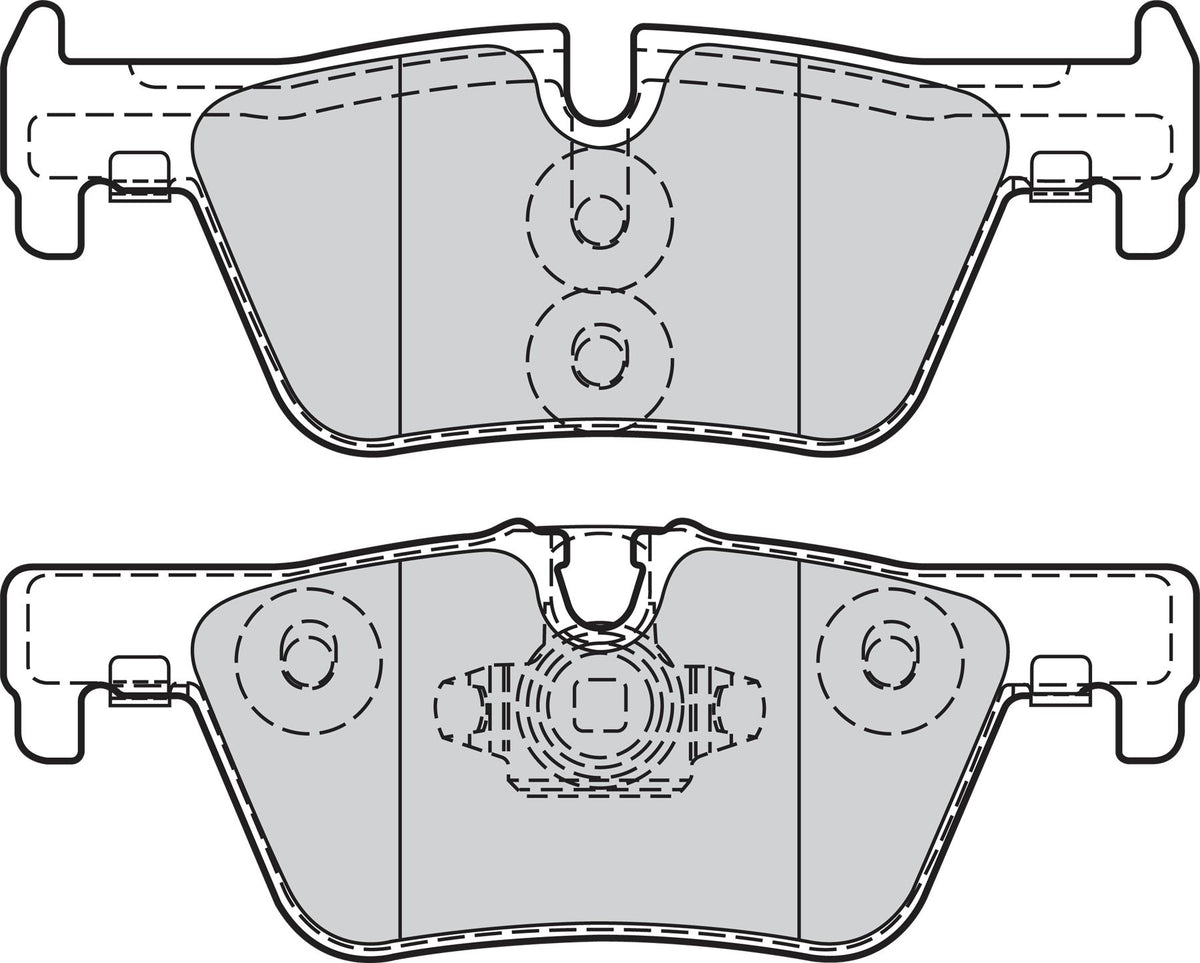 Valeo Rear Brake Pad Set for BMW, OEM quality, OEM 34 20 6 799 809, MPN 302142