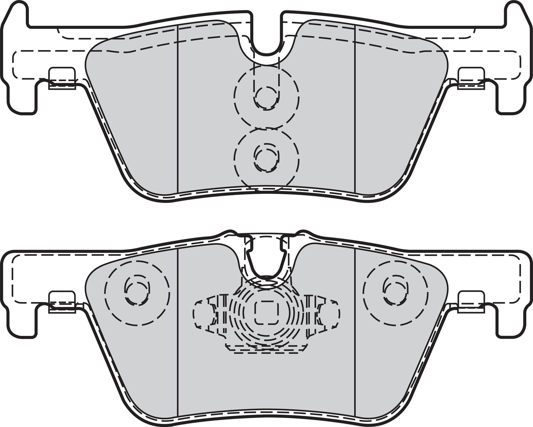 Valeo Rear Brake Pad Set for BMW, OEM quality, OEM 34 20 6 799 809, MPN 302142