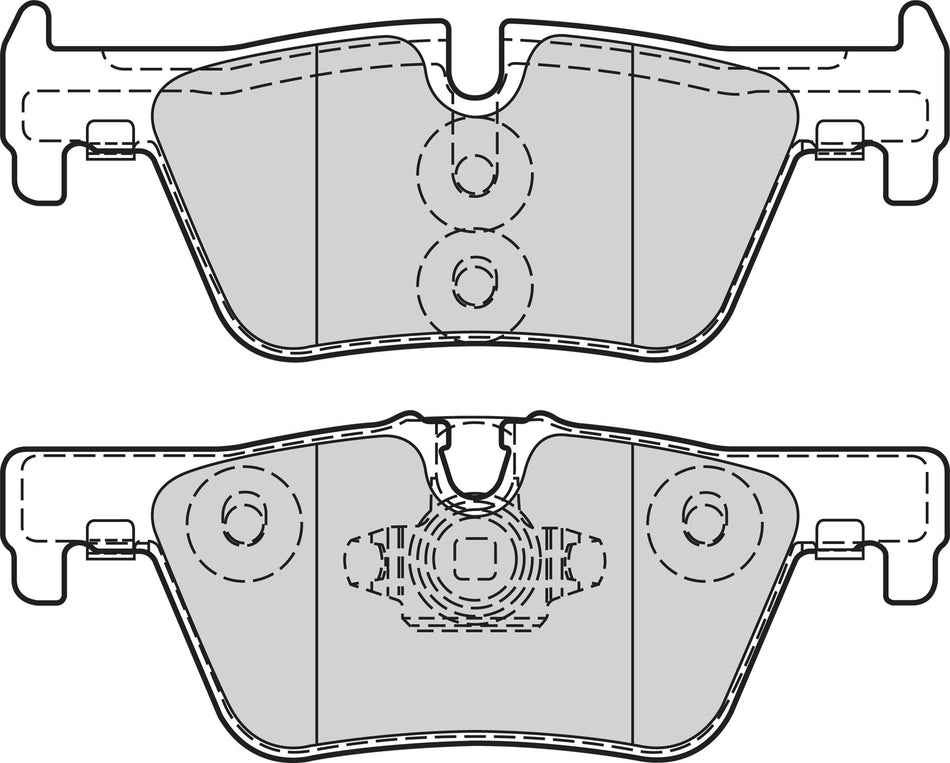 Valeo Rear Brake Pad Set for BMW, OEM quality, OEM 34 20 6 799 809, MPN 302142