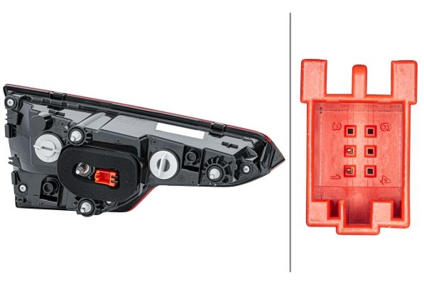 Audi A4 B9 Right Rear Light, Hella OEM, OEM 8W5 945 076 - View 4