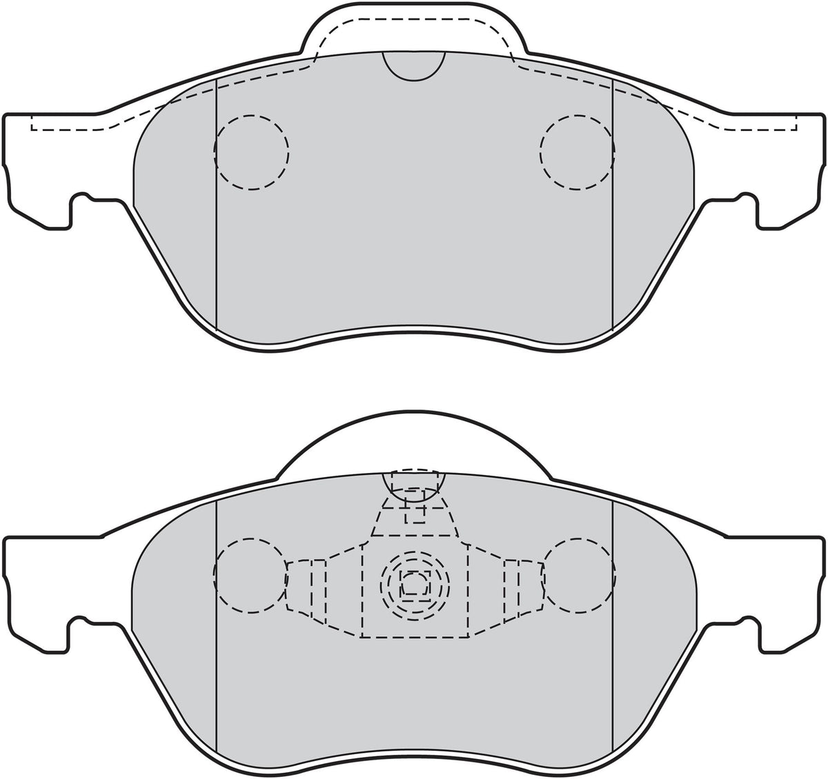 Valeo Front Brake Pad Set for Renault, OEM quality, OEM 410601237R, MPN 301026