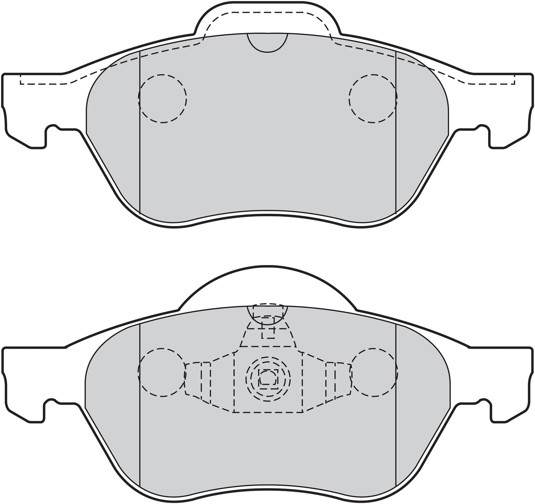Valeo Front Brake Pad Set for Renault, OEM quality, OEM 410601237R, MPN 301026