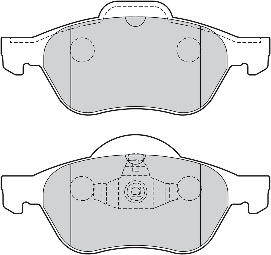 Valeo Front Brake Pad Set for Renault, OEM quality, OEM 410601237R, MPN 301026